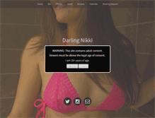 Tablet Screenshot of darling-nikki.com